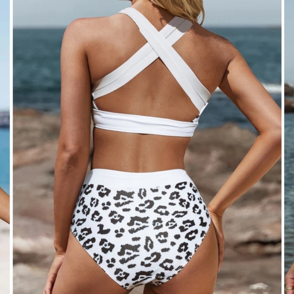 Beachsissi 2 piece leopard bathing suit - Picture 2 of 11